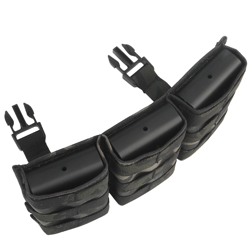 WOSPORT FAST 5.56 TRIPLE MAG POUCH (LONG) FRONT PANEL[WST-MG-F-22]