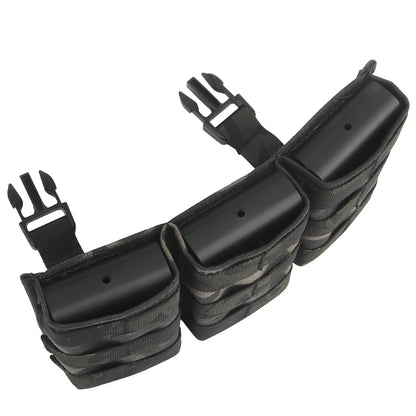WOSPORT FAST 5.56 TRIPLE MAG POUCH (LONG) FRONT PANEL[WST-MG-F-22]