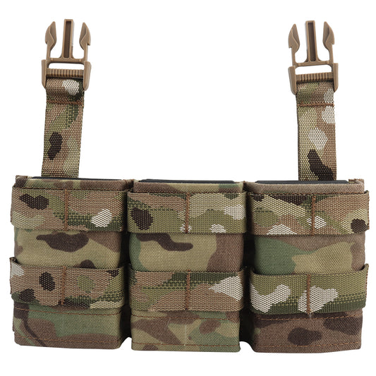 WOSPORT FAST 7.62 TRIPLE MAG POUCH (MEDIUM) FRONT PANEL[WST-MG-F-23]