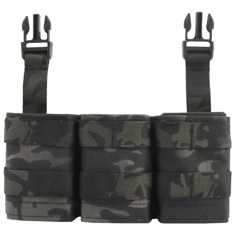 WOSPORT FAST 7.62 TRIPLE MAG POUCH (MEDIUM) FRONT PANEL[WST-MG-F-23]