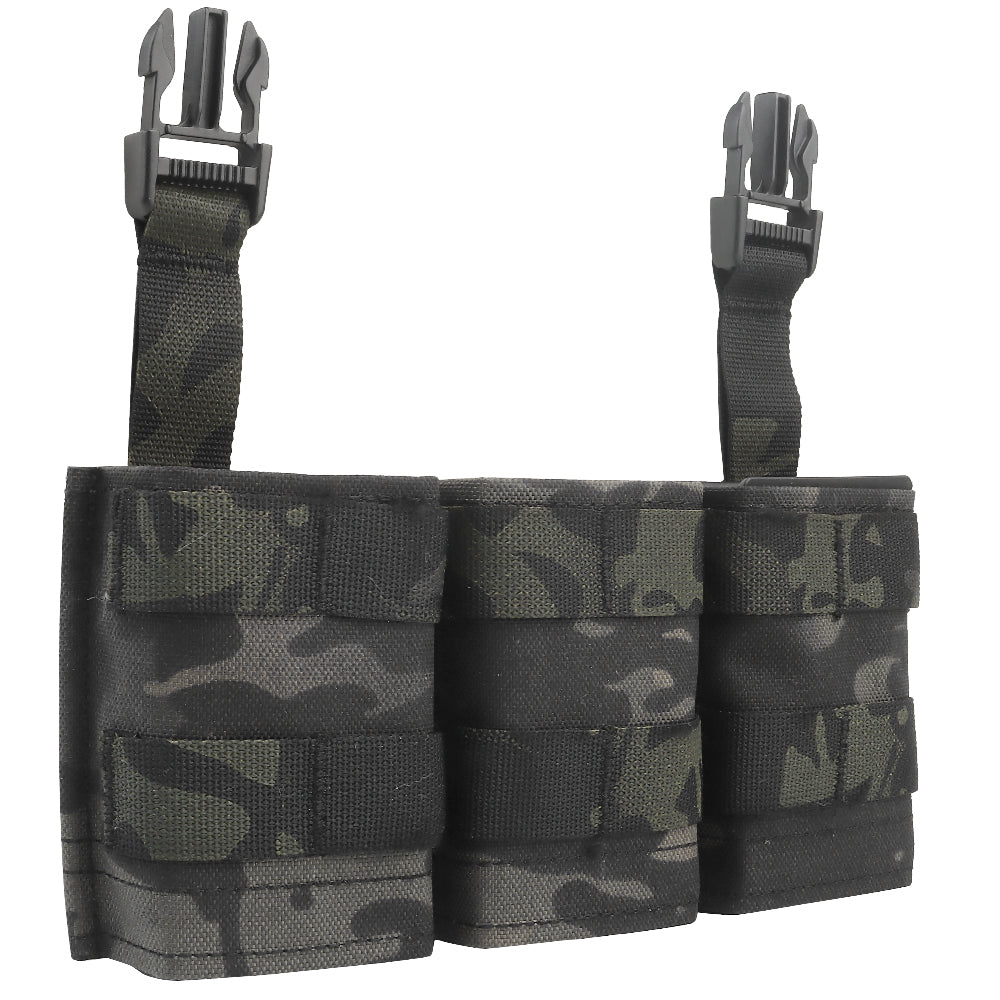 WOSPORT FAST 7.62 TRIPLE MAG POUCH (MEDIUM) FRONT PANEL[WST-MG-F-23]