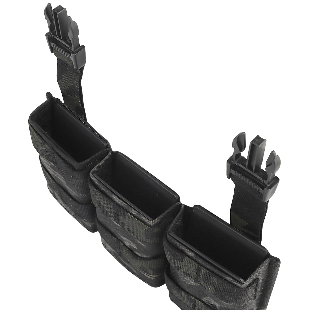 WOSPORT FAST 5.56 TRIPLE MAG POUCH (MEDIUM) FRONT PANEL[WST-MG-F-21]