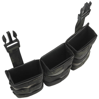WOSPORT FAST 7.62 TRIPLE MAG POUCH (LONG) FRONT PANEL[WST-MG-F-24]