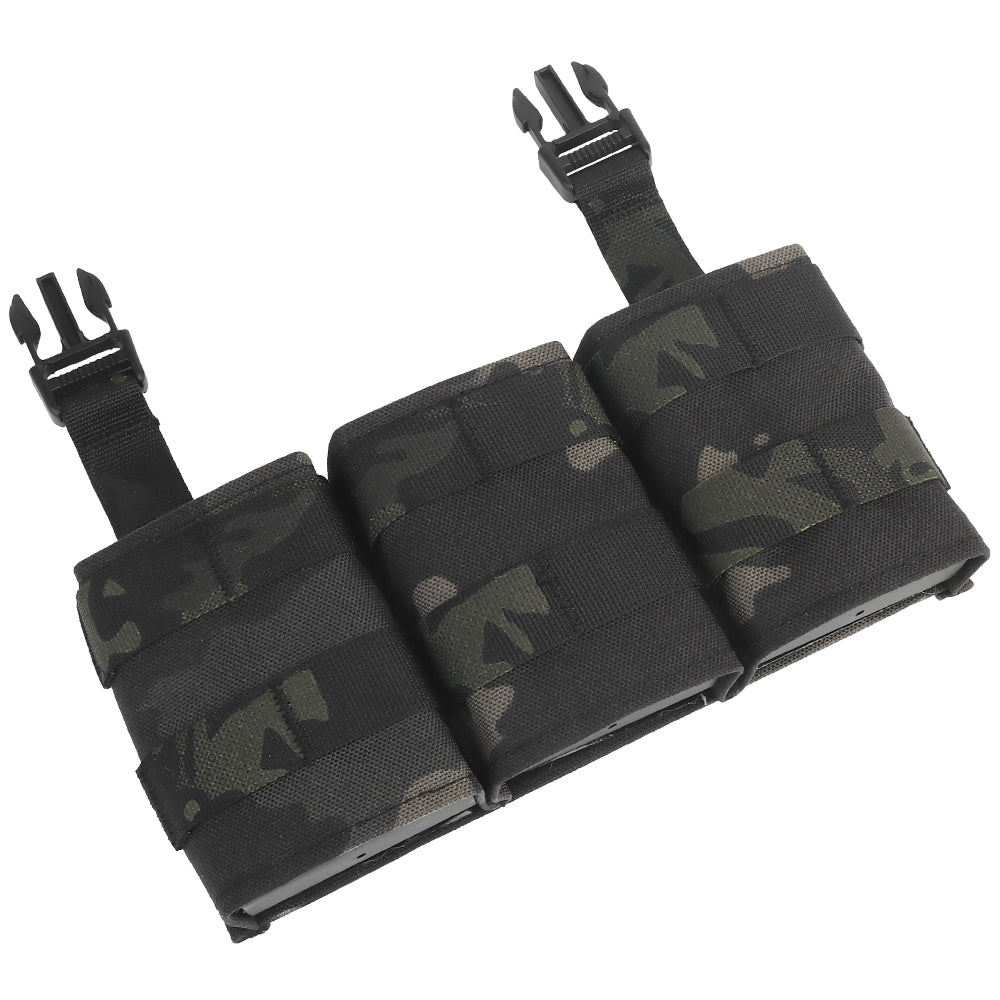 WOSPORT FAST 7.62 TRIPLE MAG POUCH (MEDIUM) FRONT PANEL[WST-MG-F-23]