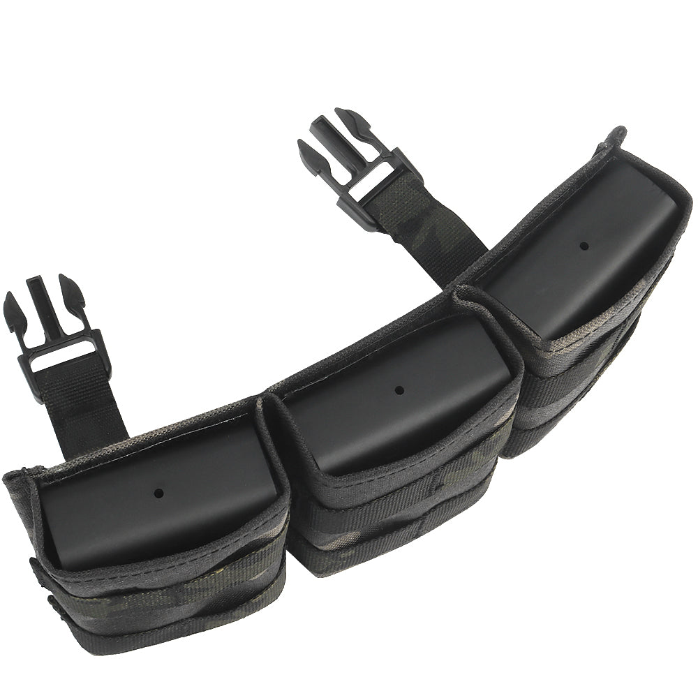 WOSPORT FAST 7.62 TRIPLE MAG POUCH (MEDIUM) FRONT PANEL[WST-MG-F-23]