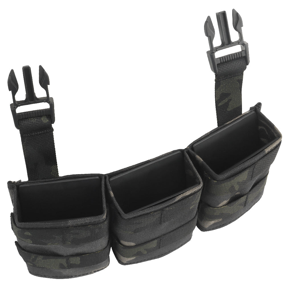 WOSPORT FAST 7.62 TRIPLE MAG POUCH (MEDIUM) FRONT PANEL[WST-MG-F-23]