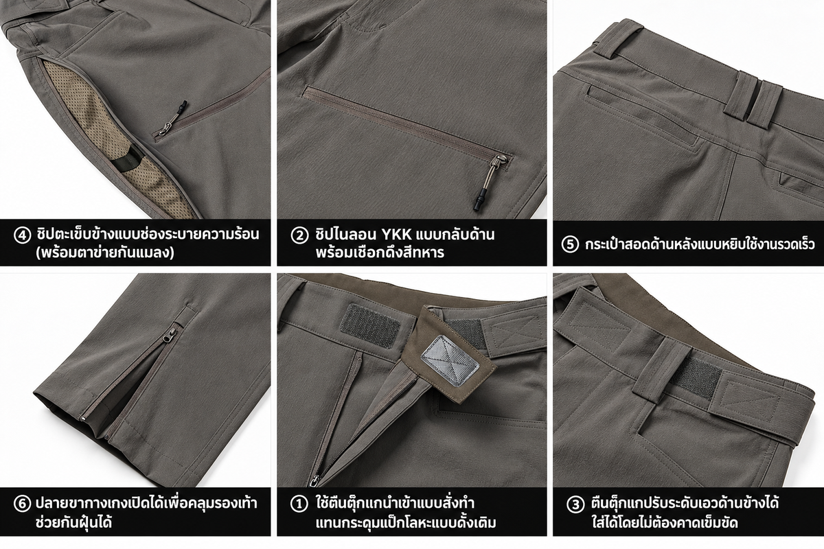 UNDEFINED COLLECTION EDGE TACTICAL PANTS[UP139]