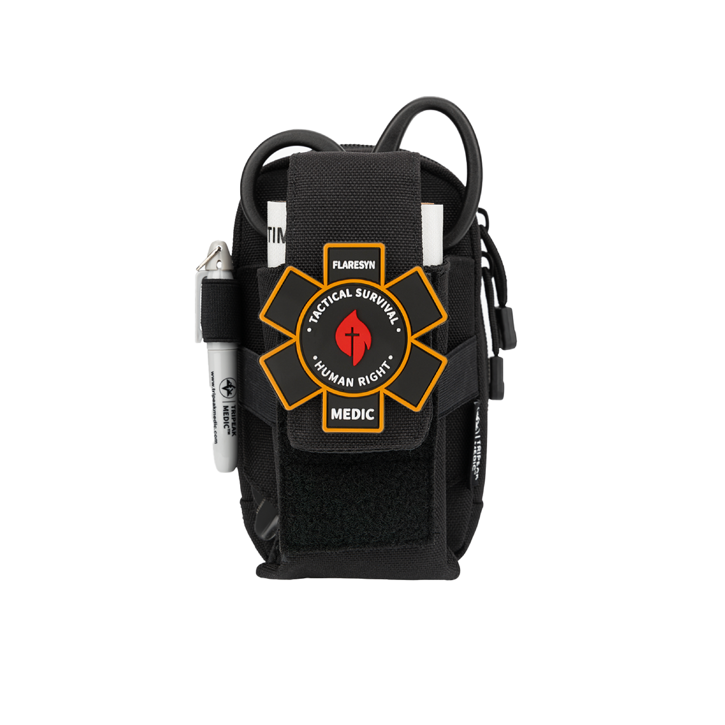 FLARESYN EDC IFAK TRAUMA KIT MOLLE TACTICAL POUCH [FS-EDCTK]