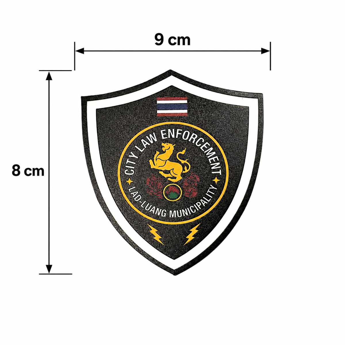 PATCH GO ป้ายตีนตุ๊กแก CITY LAW ENFORCEMENT LAD-LUANG MUNICIPALITY (9*8) [PTG-DLA-CP-LL2]
