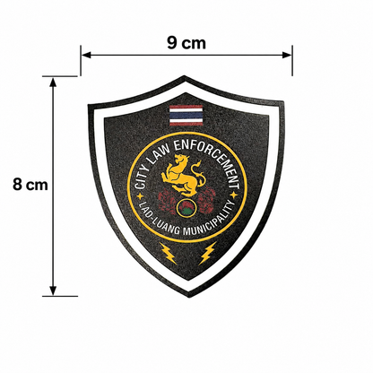 PATCH GO ป้ายตีนตุ๊กแก CITY LAW ENFORCEMENT LAD-LUANG MUNICIPALITY (9*8) [PTG-DLA-CP-LL2]