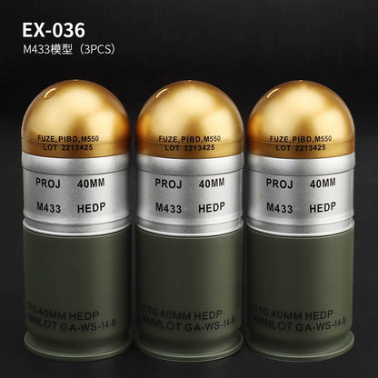 WOSPORT M433 DUMMY GRENADE MODEL SET [WST-EX-036]