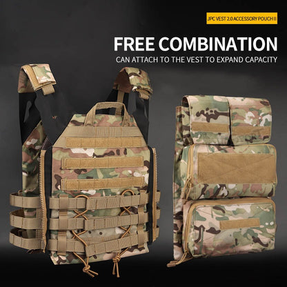 WOSPORT JPC PLATE CARRIER 2.0 ACCESSORY POUCH II [WST-VE-63-ACC-02]