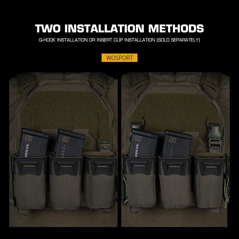 WOSPORT K-TYPE K-TYPE TRIPLE MAG POUCH PANEL [WST-VE-118-ACC-01]