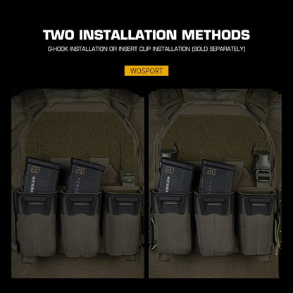 WOSPORT K-TYPE K-TYPE TRIPLE MAG POUCH PANEL [WST-VE-118-ACC-01]