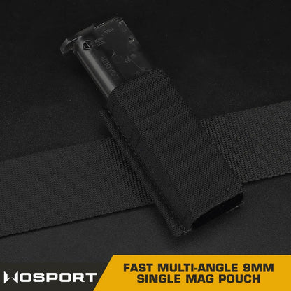 WOSPORT FAST MULTI-ANGLE 9MM SINGLE MAG POUCH [WST-MG-F-01]