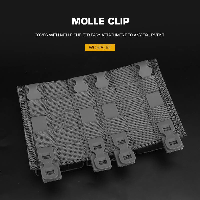 WOSPORT FAST 5.56 TRIPLE MAG POUCH (LONG) [WST-MG-F-14]