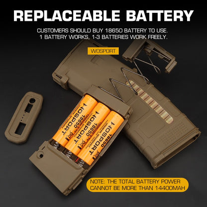 WOSPORT PMAC POWER BANK MODEL (BATTERY NOT INCLUDED) [WST-EX-038]