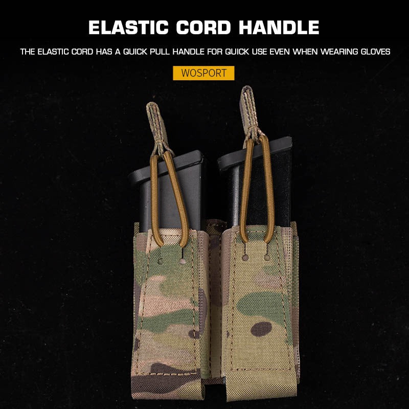 WOSPORT ASSAULTER DOUBLE PISTOL MAG POUCH [WST-MG-102]