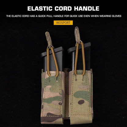 WOSPORT ASSAULTER DOUBLE PISTOL MAG POUCH [WST-MG-102]