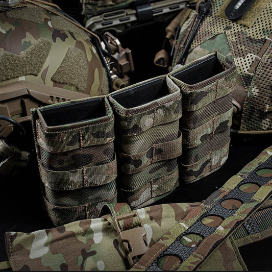 WOSPORT FAST 7.62 TRIPLE MAG POUCH (LONG)[WST-MG-F-19]