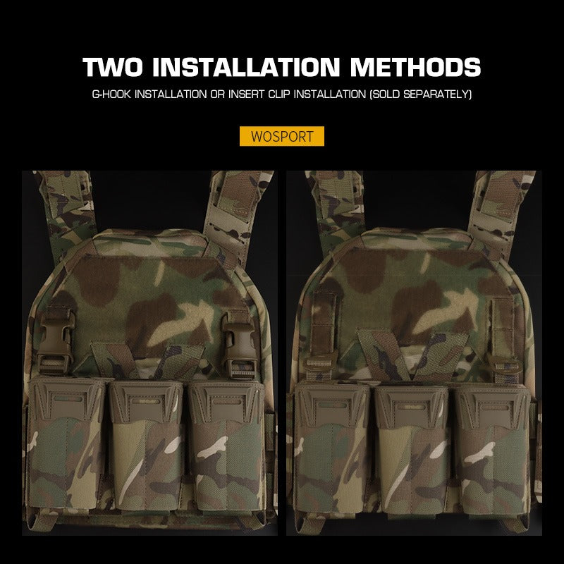 WOSPORT K-TYPE K-TYPE TRIPLE MAG POUCH PANEL [WST-VE-118-ACC-01]