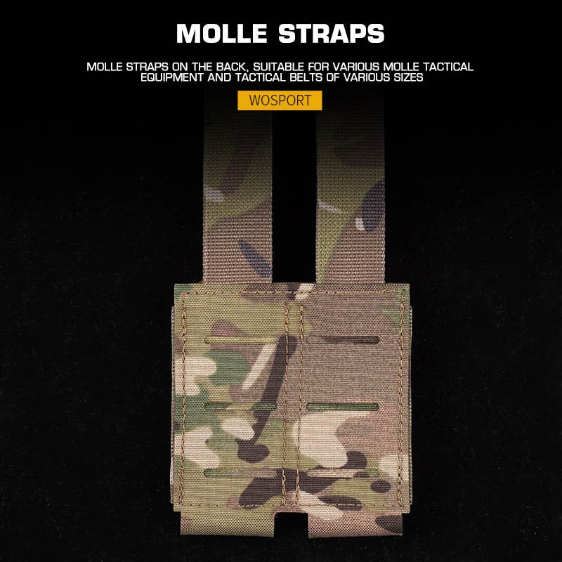 WOSPORT ASSAULTER DOUBLE PISTOL MAG POUCH [WST-MG-102]