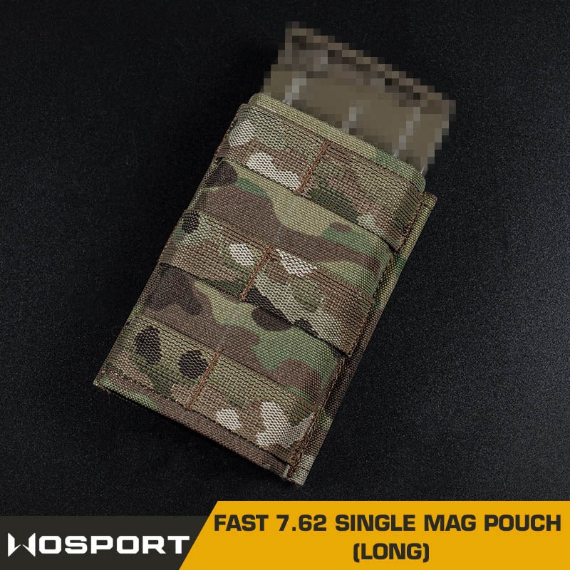 WOSPORT FAST 7.62 SINGLE MAG POUCH (LONG）[WST-MG-F-18]