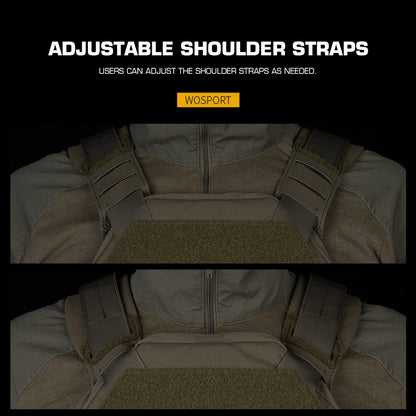 WOSPORT KZ MINIMALISTIC MULTI-MISSION PLATE CARRIER [WST-VE-118]
