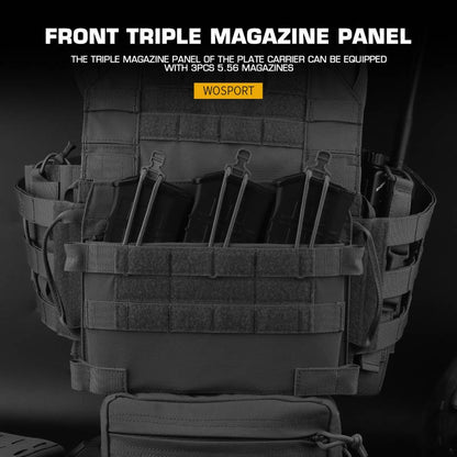 WOSPORT R SERIES JPC 3.0 ASSAULT TACTICAL PLATE CARRIER SET [WST-VE-106]