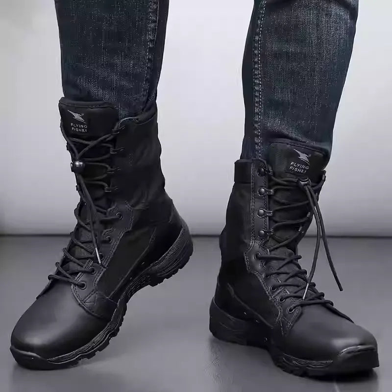 DRUN ROCKS FLYING FISH 8.1 COMBAT BOOTS [DR-R15008PLUS]