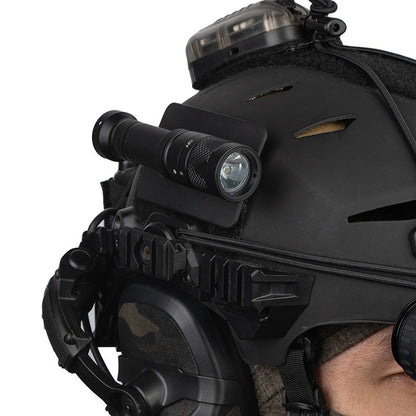 WOSPORT HELMET MAGIC FASTENER FLASHLIGHT MOUNT（WITH BARREL） [WST-FL-ACC-55]