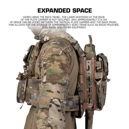WOSPORT BACK PANEL ZIPPER EXTENSION [WST-VE-ACC-40]