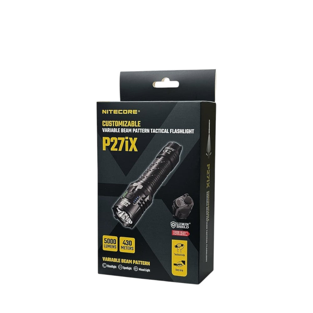 NITECORE P27IX(5000LM) CUSTOMIZABLE VARIABLE BEAM PATTERN TACTICAL FLASHLIGHT [NC-P27IX]