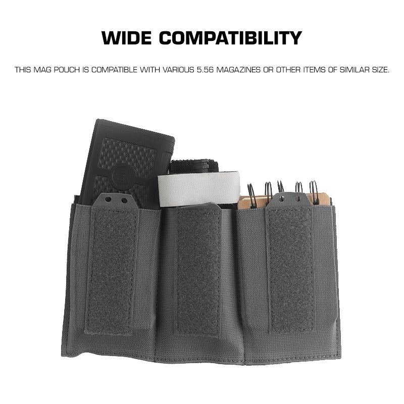 WOSPORT SP ELASTIC TRIPLE MAG POUCH [WST-MG-136]