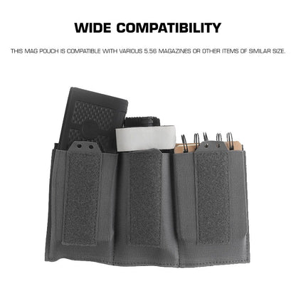 WOSPORT SP ELASTIC TRIPLE MAG POUCH [WST-MG-136]