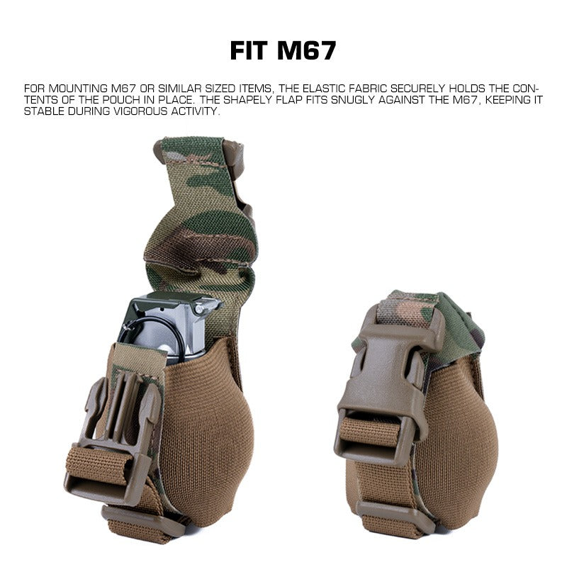 WOSPORT COMPACT FLEXIBLE GRENADE POUCH [WST-GP-12]