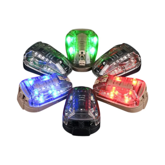 TU CHOICE LED WITH I.R. TACTICAL IFF HELMET MARKER LIGHT(NO BATTERY) [TU-HH-HLT-03]