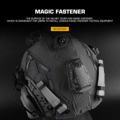 WOSPORT FAST SF SUPER HIGH-CUT HELMET COVER[WST-CO-22]