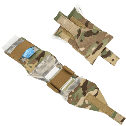 FLARESYN MICRO TRAUMA EDC MOLLE POUCH WITH RAPID DEPLOY TOURNIQUET SLEEVE[FS-TR-MTES]