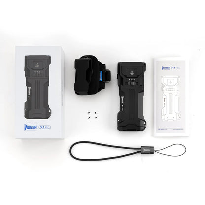 WUBEN X1PRO 12300 LUMENS RECHARGEABLE EDC FLASHLIGHT WITH POWER BANK & CLIP[WB-X1PRO]