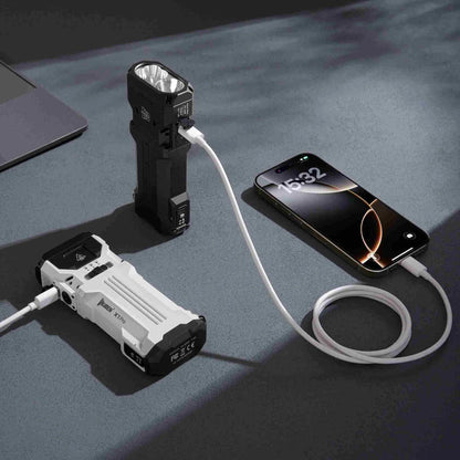 WUBEN X1PRO 12300 LUMENS RECHARGEABLE EDC FLASHLIGHT WITH POWER BANK & CLIP[WB-X1PRO]