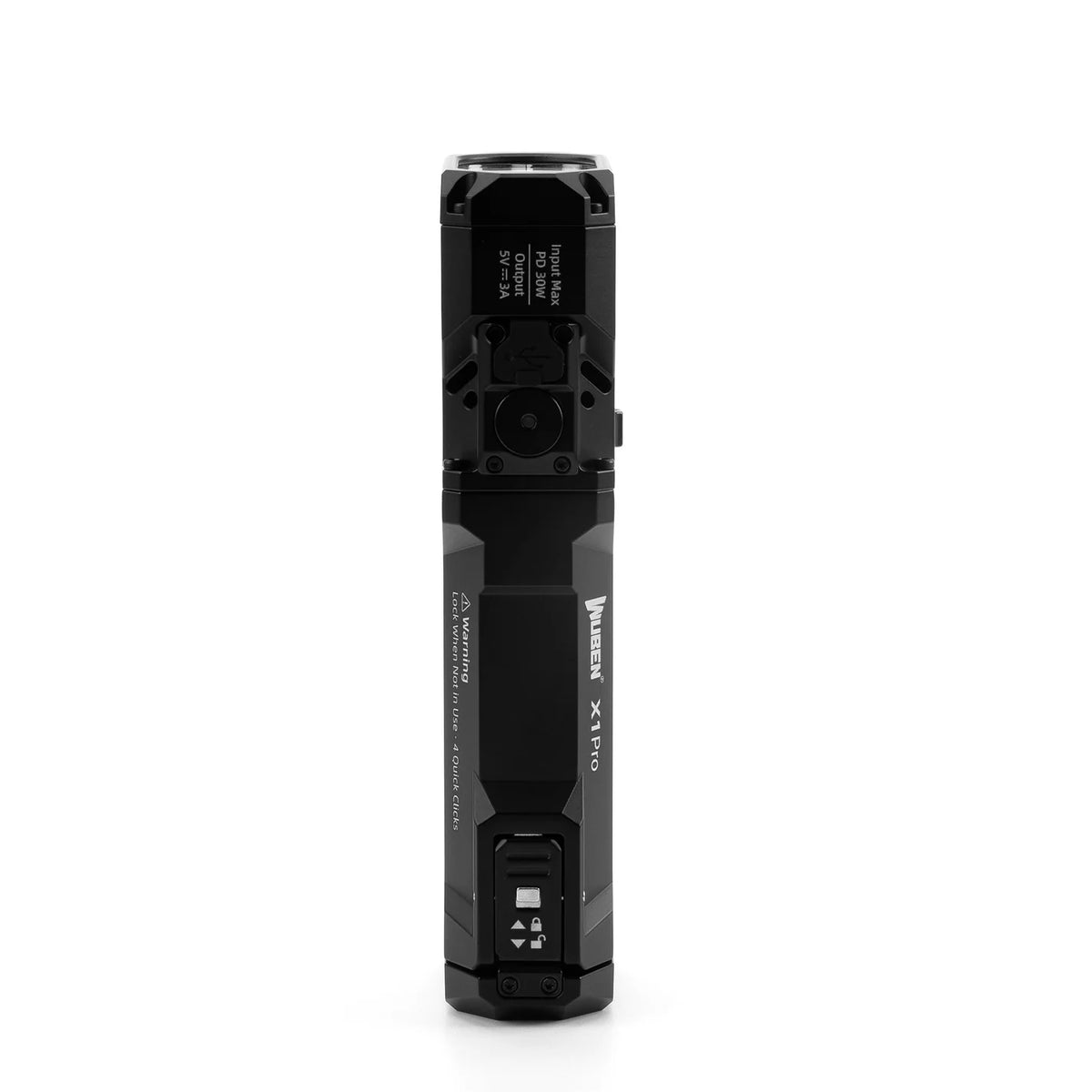 WUBEN X1PRO 12300 LUMENS RECHARGEABLE EDC FLASHLIGHT WITH POWER BANK & CLIP[WB-X1PRO]