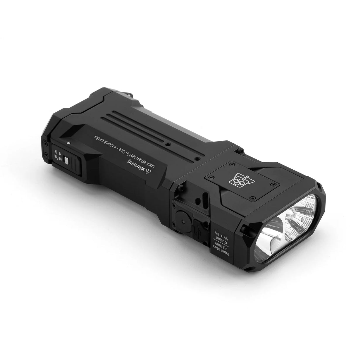 WUBEN X1PRO 12300 LUMENS RECHARGEABLE EDC FLASHLIGHT WITH POWER BANK & CLIP[WB-X1PRO]
