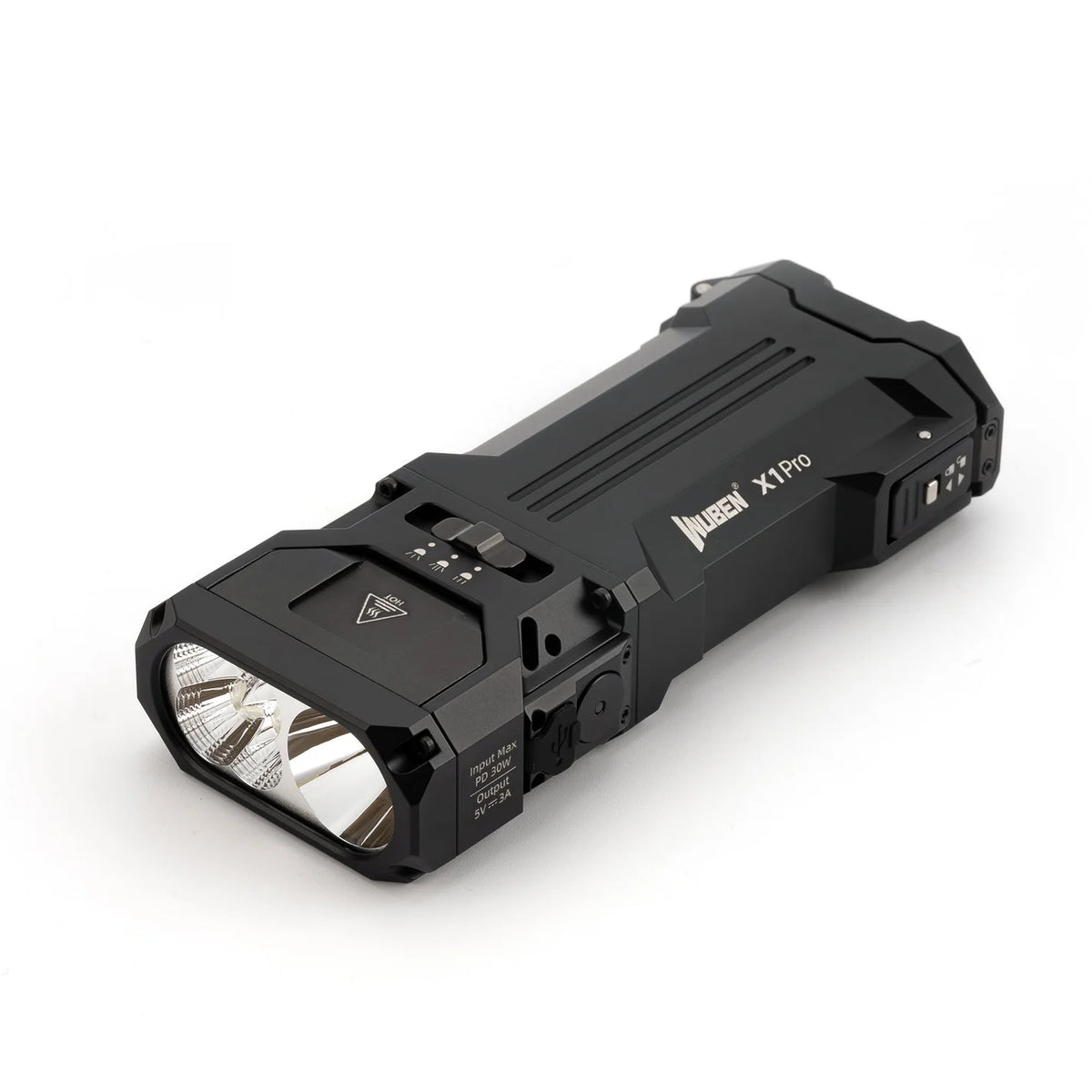 WUBEN X1PRO 12300 LUMENS RECHARGEABLE EDC FLASHLIGHT WITH POWER BANK & CLIP[WB-X1PRO]