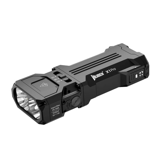 WUBEN X1PRO 12300 LUMENS RECHARGEABLE EDC FLASHLIGHT WITH POWER BANK & CLIP[WB-X1PRO]