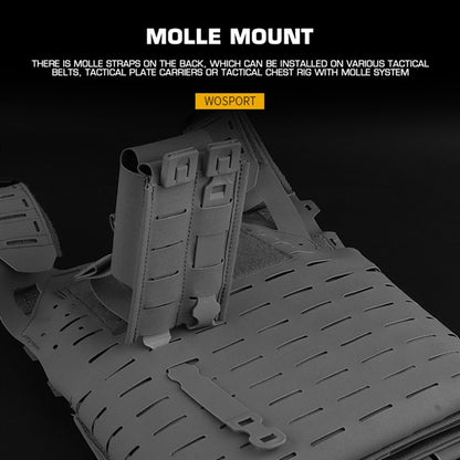 WOSPORT 5.56 WEBBING DOUBLE MAG POUCH [WST-MG-119]