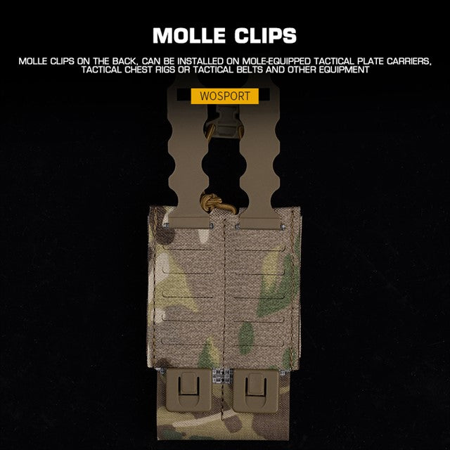 WOSPORT ELASTIC RIFLE MAG POUCH [WST-MG-122]