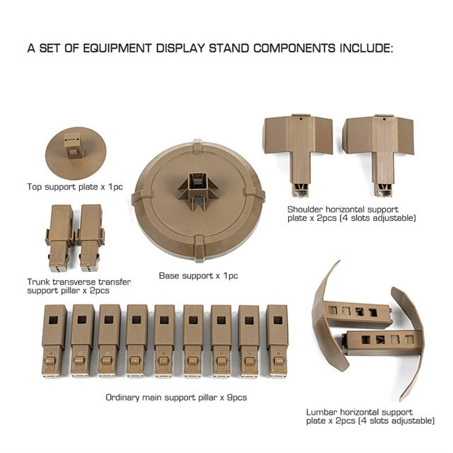 WOSPORT EQUIPMENT DISPLAY STAND [WST-AC-19]