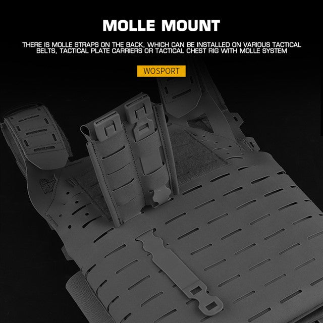 WOSPORT 5.56 WEBBING SINGLE MAG POUCH [WST-MG-118]