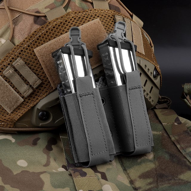 WOSPORT DOUBLE ELASTIC MAG POUCH（PISTOL） [WST-MG-70]